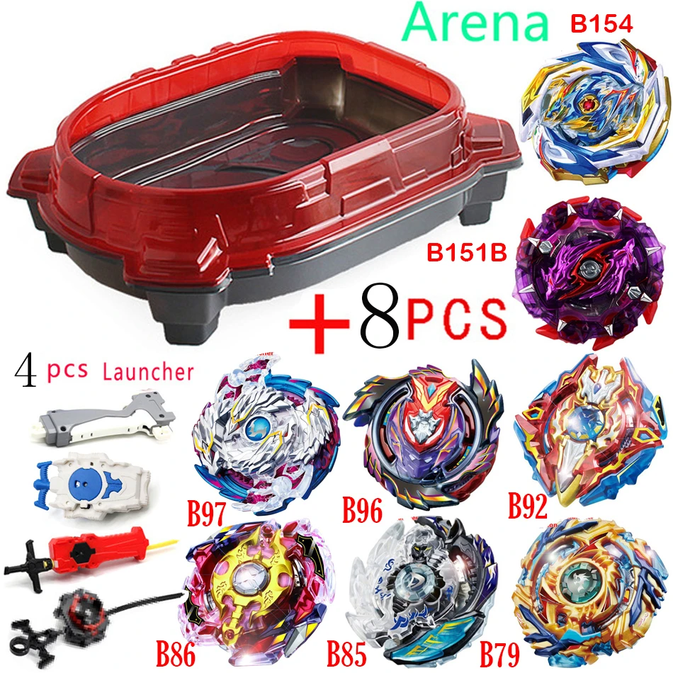 Новый набор волчков Beyblade Tops Арена бэйблэйд пусковые установки волчок металл