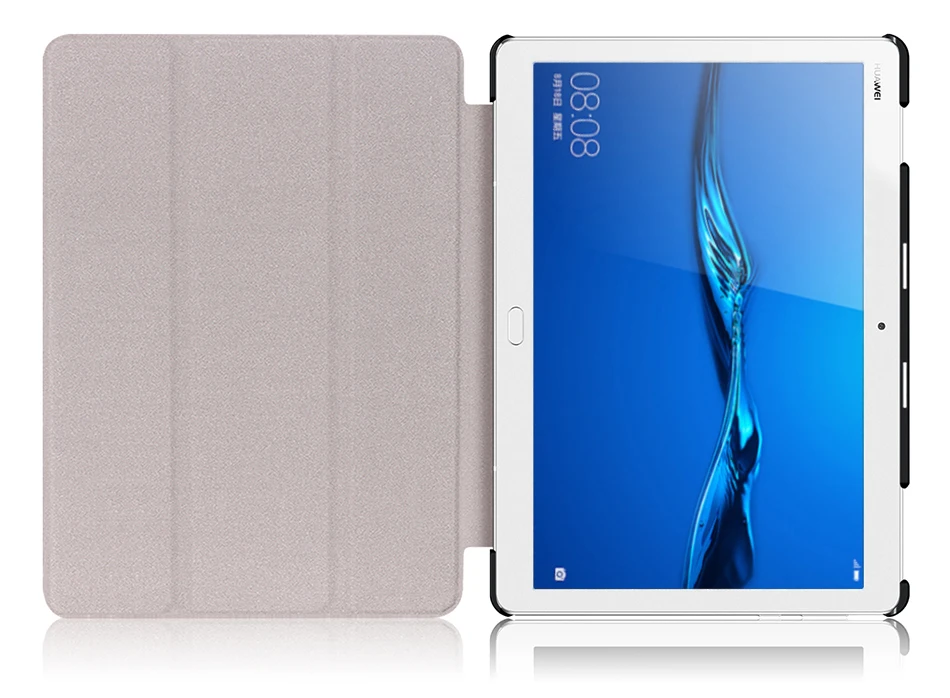 Чехол Sanmubaba для huawei MediaPad M3 Lite 10 BAH-W09 BAH-AL00 10,1 ''PU кожаный флип-стенд смарт-чехол Защитный чехол для планшета
