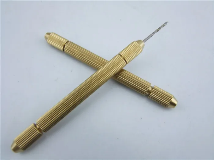 Precision Brass Hand Drill DIY Model Making Tools 0-1.5/2.2-0 7mm Manual Drilling