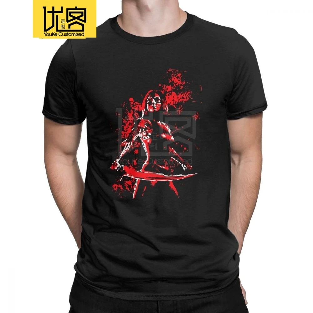 Fight Angel Alita T Shirt Gunnm комедия футболки мужские с короткими рукавами Мужская футболка