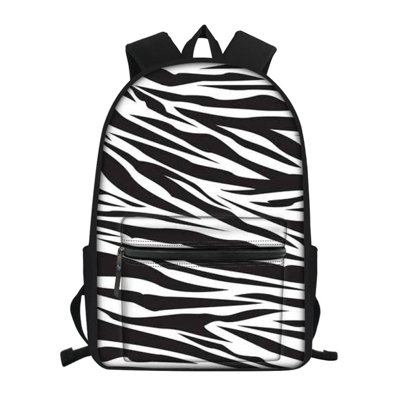 

Cute Zebra Print Kids Schoolbag Backpack for Teenagers Girls Boys School Bags Bolso mochila mujer Women Backpacks Owl Bagpack