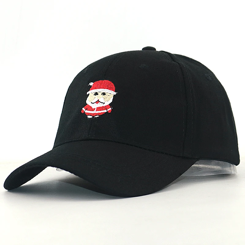 Рождественский подарок бейсболки с Санта-Клаусом хлопковые регулируемые шапки