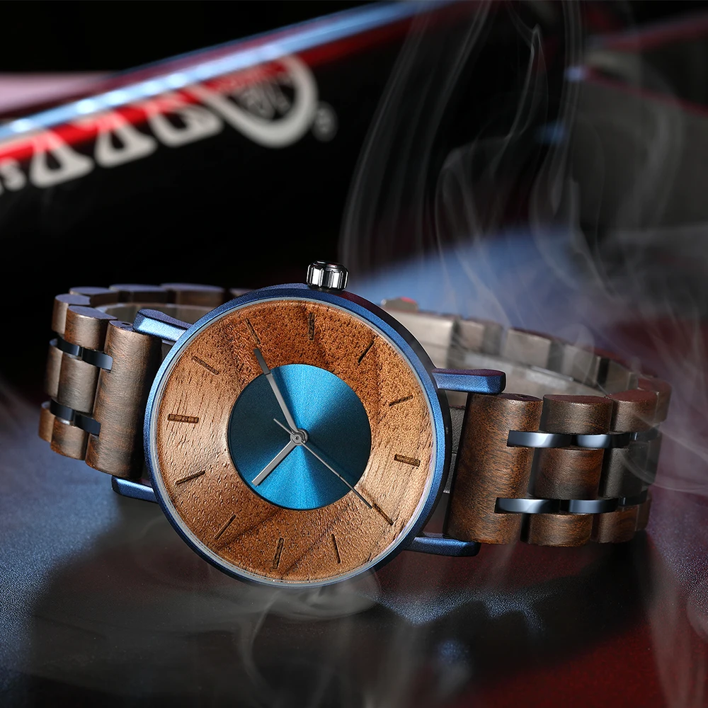 Top Brand Wooden Watch Men Wood Quartz Watches Luxury Military Sports Watch Waterproof Clock Male Business Relogio Masculino
