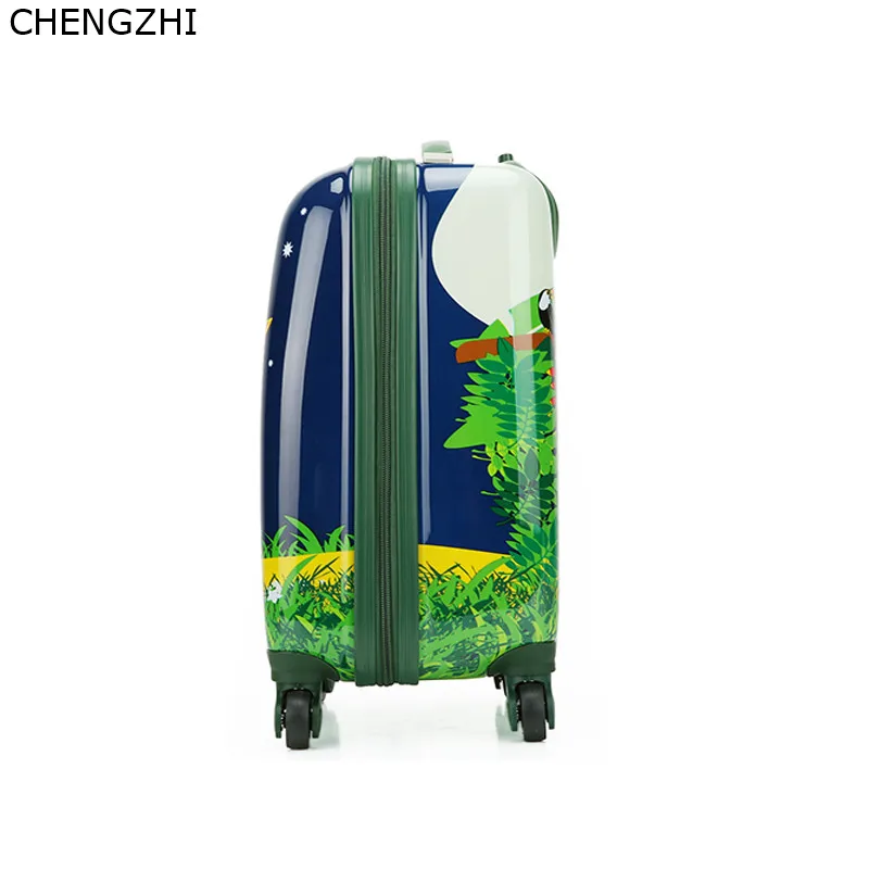 CHENGZHI 18 дюймов милый детский чемодан на колесиках детские дорожные сумки