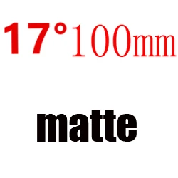 17degree 100mm matte MCFK углеродным волокном стержень для дорожного велосипеда велосипедные детали MTB стволовых углерода 31,8*70, 80, 90, 100 110 120 130 мм Угол 6 17 градусов - Цвет: 17degree 100mm matte