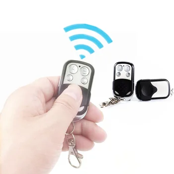 

4 Channel Wireless RF Remote Control 433MHz Electric Gate Garage Door Remote Control Key Fob Controller for Car Home Garage Door
