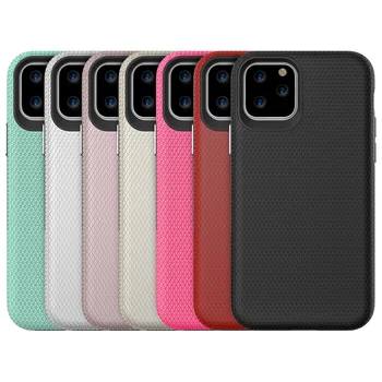 

Phone Case For iPhone 11 breathing Triangle Pattern with Flexible Inner Protection and Reinforced Hard Bumper iPhone 11 Pro