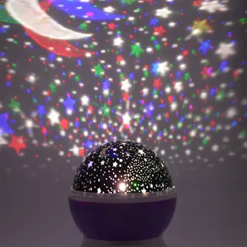 

LED Star Master Sky Starry Lamp Auto Rotating Projector Night Light With USB Port bedroomlight lampValentine's DayFestival Gifts