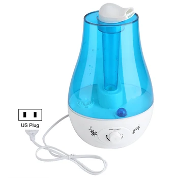 

3L Large Volume Air Humidifier Home Ultrasonic Humidifier Aroma Diffuser Mist Maker Air Purifier Atomizer LED Lamp