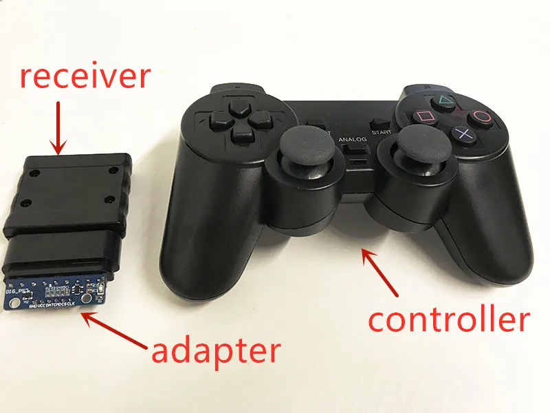 PS2 Wireless Handle controller Smart robot tank car chassis transiver For Arduino STM32 2.4G Remote Control diy RC toy maker