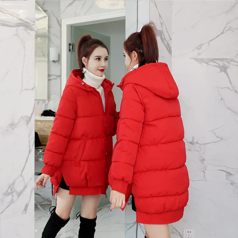 

Fashion Casual Hooded Cotton-padded Clothes/Cotton Coat 2019 Winter Elegant Simple Comfortable