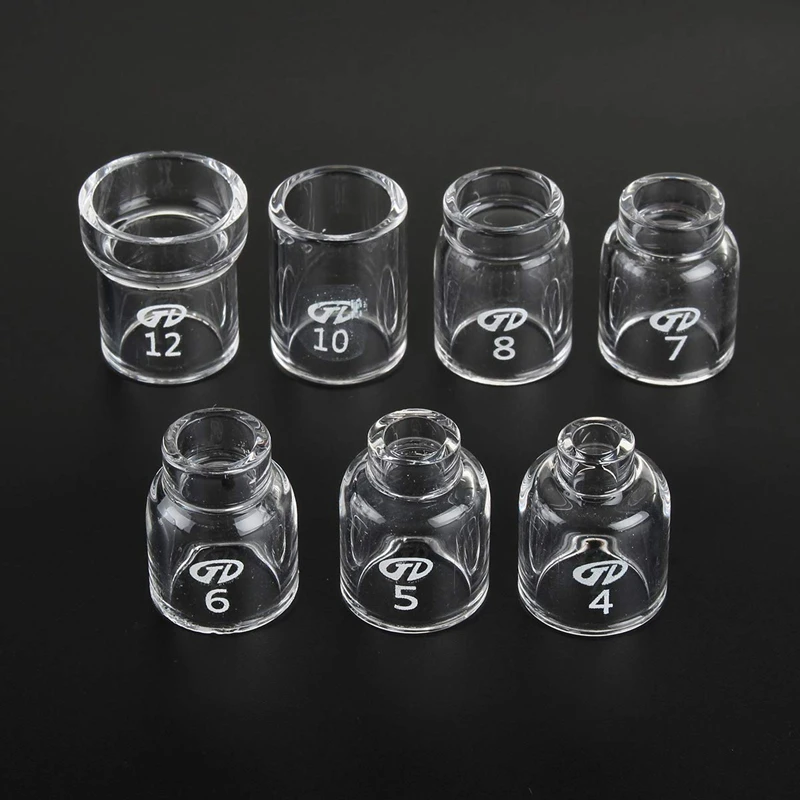 41Pcs/Lot TIG Welding Torch Nozzle Ring Cover Gas Lens Glass Cup Kit for WP17/18/26 Welding Accessories Tool Kit Set