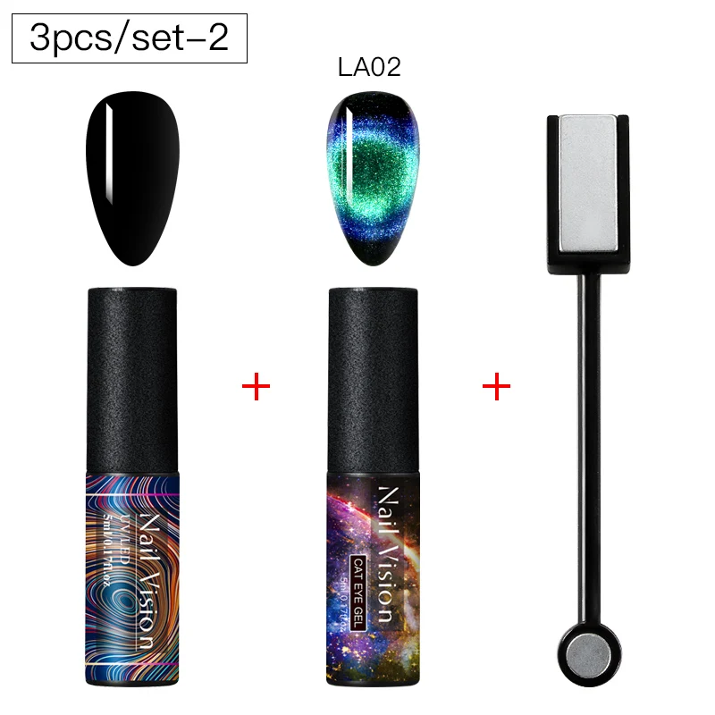 ZH08031 Nail Vision 9D Galaxy Cat Eye гель-Хамелеон Гель для ногтей длительный Galaxy Star эффект кошачьих глаз замачивается УФ/светодиодный - Цвет: ZH08031