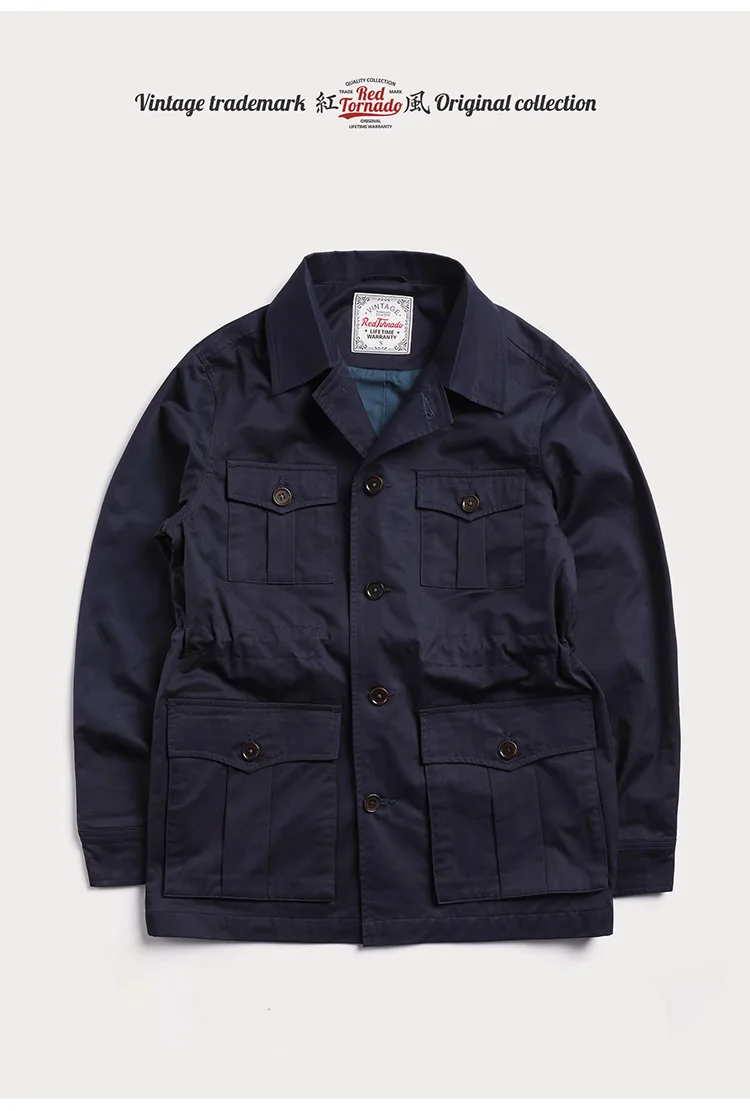 60% OFF WT-0008 Read Description! cotton vintage safari jacket bush jacket