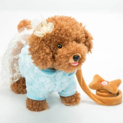 Robot Dog Sound Control Interactive Dog Electronic Pets Plush Puppy Walk 120 Songs Talk Teddy Toys For Children Birthday Gifts 21