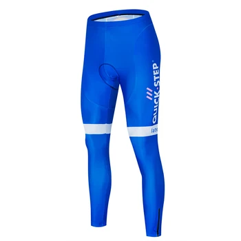 

2020 QUICK STEP Pro Team Bicycle Spring and Autumn Bicycle Wear 19D Bicycle Bib Pants Set MTB Ropa Ciclismo Maillot Wear