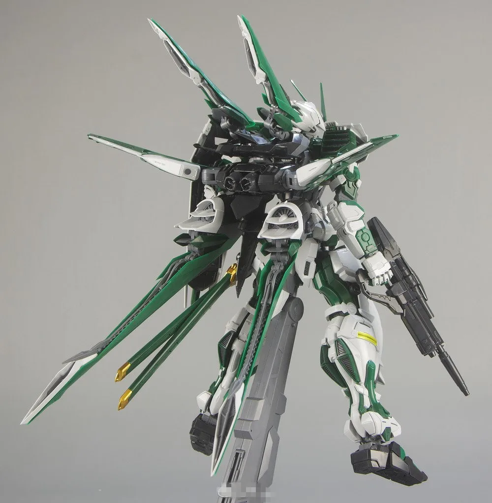 Nillson рабочая модель 1: 60 PG MBF-P01 сбивающаяся зеленая рама Gundam с летным устройством модель DN003