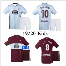 19 20 Детский комплект Celta Vigo футбольные майки MENDEZ S. GOMEZ SISTO IAGO ASPAS BOUFAL Celta de Vigo Camiseta Детская рубашка