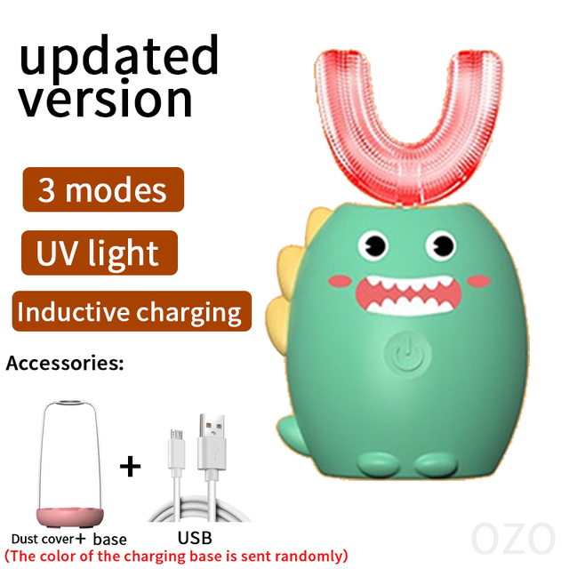 Kids Electric Toothbrush Children's Xaomi Teeth Tooth Brush Silicone Soft Brush Cartoon Pattern Toothbrush Child Gift