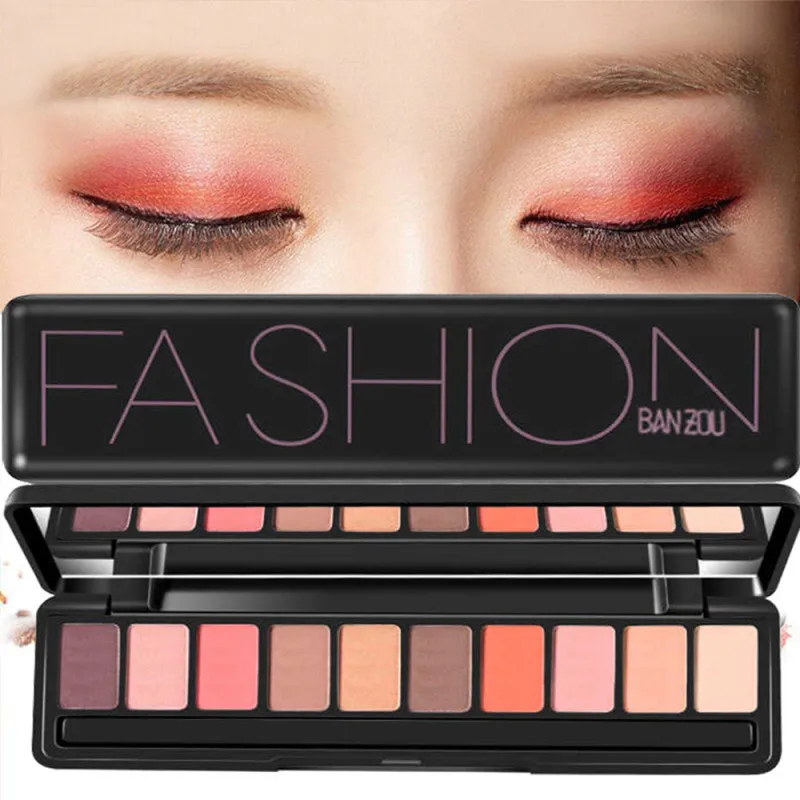 

10 Color Eyeshadow Palette Keyboard Fingertip Eye Shadow Matte Pearlescent Glitter Waterproof Eye Shadow Tray Eyeshadow Palette