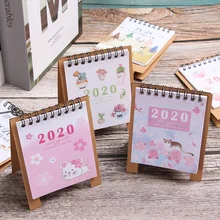 1 шт. Мини Многофункциональный планировщик настольный планировщик ноутбук Мода рисунок настольная бумага календарь 16 типов