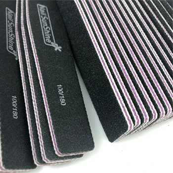 

2020 Nail File 100/180 Block Buffer Pedicure Gel Polisher Nail Polish Files Washable Grinding Buffer Buffing Nail Art Tools