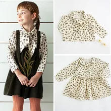 Soor Ploom/платье с цветочным рисунком и длинными рукавами для маленьких девочек; красивые весенние платья-пачки для девочек; Брендовое платье с цветочным рисунком для маленьких девочек; блузка
