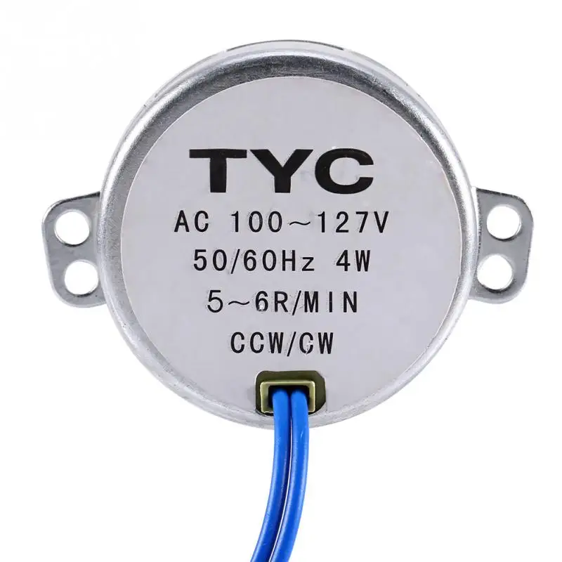 

Synchronous Motor Large 50/60Hz AC 100-127V 0.8-18R/Min CCW/CW 4W
