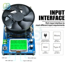 Probador de carga electrónica de corriente constante, Monitor de capacidad de batería de litio, potencia de carga de descarga, 150W, 10A