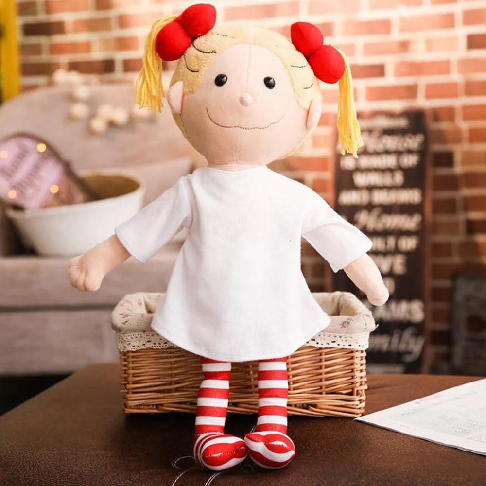 Japanese Little Girl Doll Coin Purse Children Stuffed Plush Toy Birthday Valentine's Day Gift