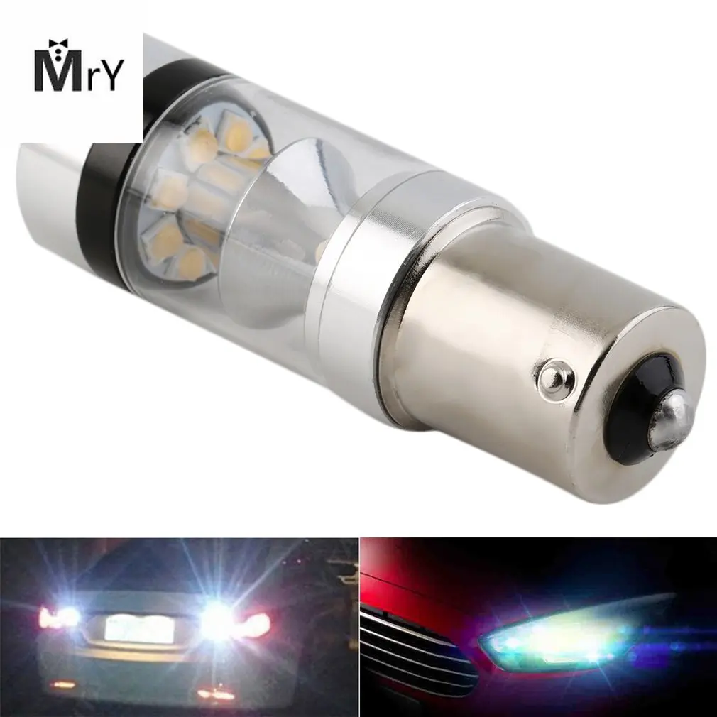 MAHAQI Новый BA15S 100W 850LM светодиодный задний фонарь 1156 1141 авто лампы стоп сигнала P21W