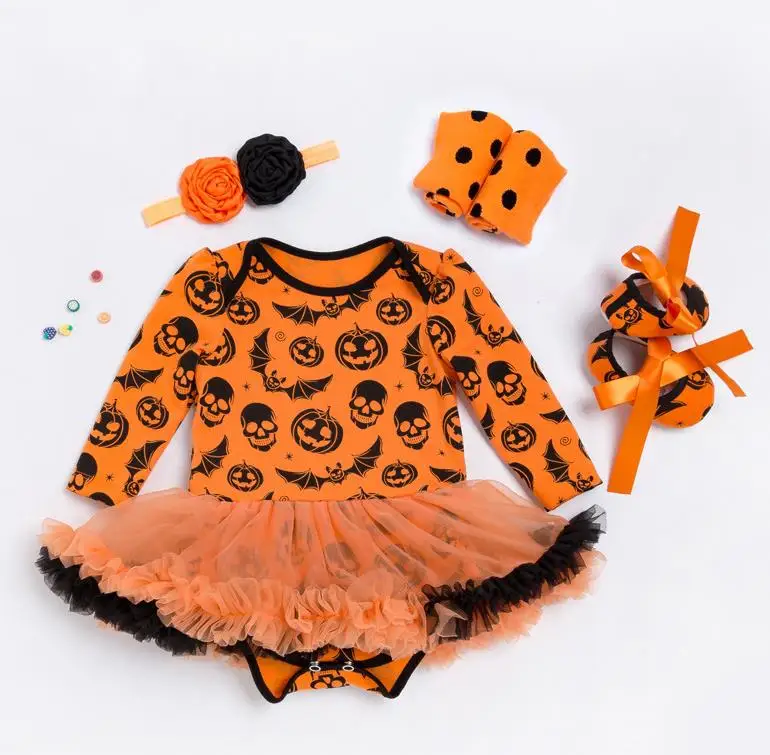 ghost Горячая Распродажа; Детский костюм на Хеллоуин; Комбинезоны для маленьких девочек и мальчиков; комбинезоны для новорожденных на Хэллоуин с изображением тыквы; детские комбинезоны с принтом героев мультфильмов - Цвет: ghost
