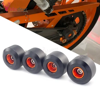 

Orange Motorcycle Accessories Front and Rear Fork Wheel Frame Sliders Crash Pads Falling Protection For KTM 390 ADVENTURE 2020