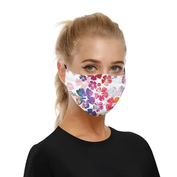 

Mascarilla Mouth Caps Washable Face Mask Fashion Washable Reusable Mouth Mask Pm2.5 Activated Carbon Windproof Foggy Haze Mask