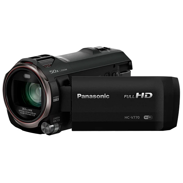 Panasonic HC V770EE K Full HD видеокамера 20 кратный оптический зум с 4 приводной системой линз