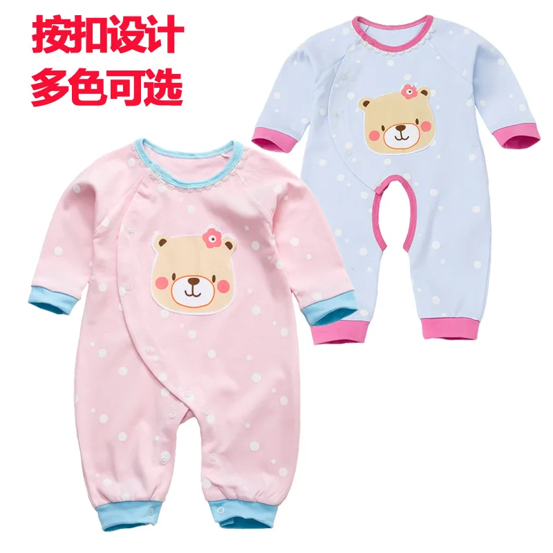

Baby Onesie Spring Clothing 0-3 Month 6 Baby Pure Cotton Spring And Summer Newborns Clothes Romper Spring And Autumn Pajamas Cra
