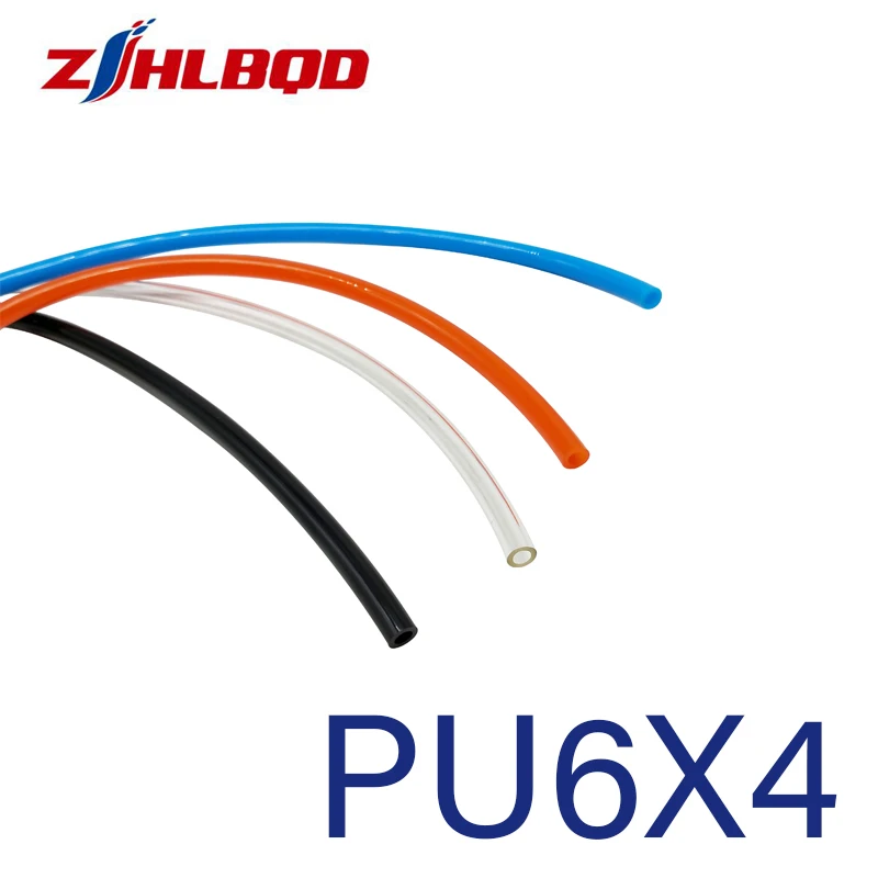 

1M Four Color PU Tube ODXID 6X4mm Air Pipe Polyurethane Tubing for Compressor Pneumatic Parts