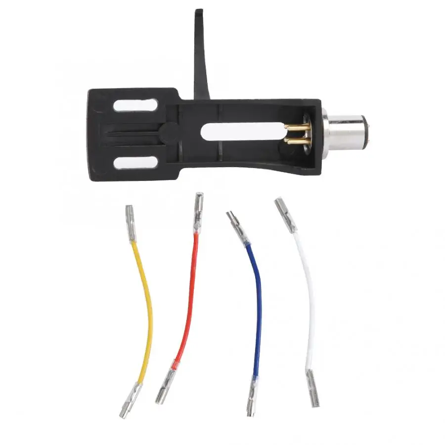 

Universal Music Player Gramophone Black Mounting Bracket Replacement with 4pcs Lead Wires