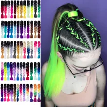 LVHAN волосы ленты поддельные грязные плетеные африканские маленькие дреды цвет веревки соединены градиент головной убор синтетический плетение волос