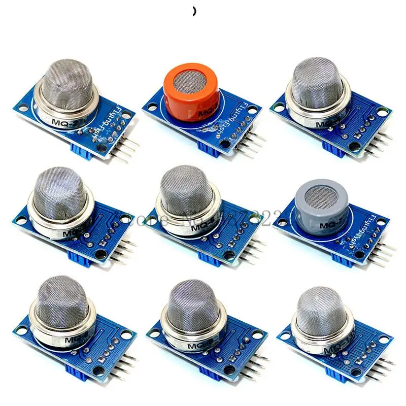 Mq-2 Mq-3 Mq-4 Mq-5 Mq-6 Mq-7 Mq-9 Mq-135 Rilevamento Fumo Metano Modulo Sensore Di Gas Liquefatto Per Arduino Starter Kit Fai Da Te