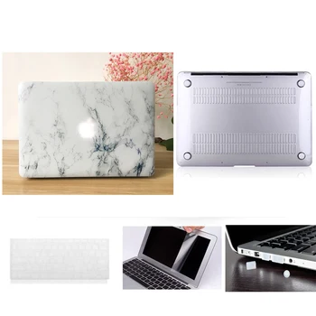 

Matte Hard Case Cover+Keyboard Cover+Screen Film+Dust Plugs only For Apple Macbook Retina 12 model A1534 A1931
