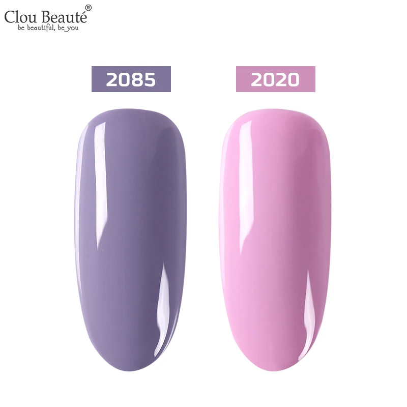 2085 2020 Clou Beaute 2 шт./лот УФ-гель для ногтей 15 мл чистый цвет ногтей Светодиодный УФ-гель для ногтей красный розовый впитывающий лак для ногтей Гибридный гель-краска - Цвет: 2085 2020
