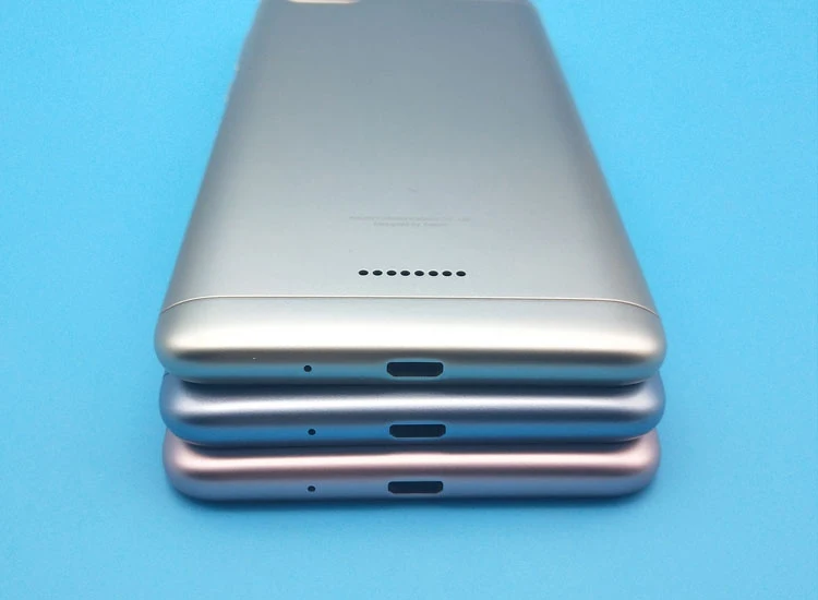 Single Card Side Keys+Lens Back Cover For Xiaomi Redmi 6A Back Housing Door Battery Cover For Xiaomi Redmi6 A Back Battery Cover
