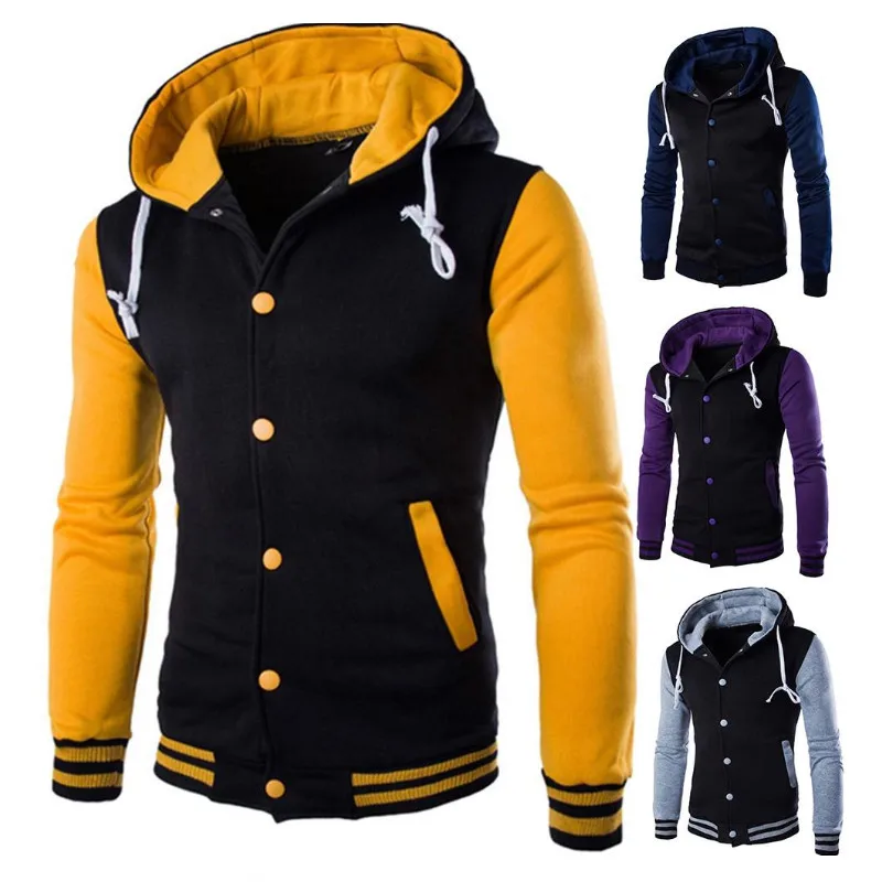 Новое поступление однотонная Повседневная бейсбольная Униформа QNPQYX мужская