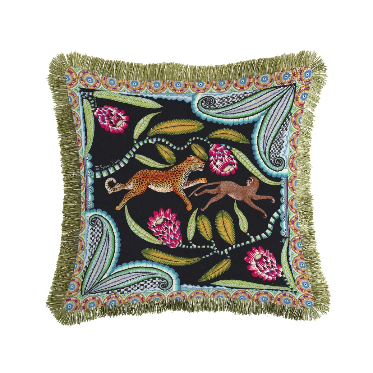 Luxury European Classical Christmas Hotel Velvet Tassel Cushion Cover Pillow Cover Pillowcase Home Decorative Sofa Throw Pillows