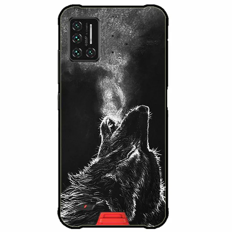 waterproof pouch for swimming For Umidigi Bison Case X10 Pro GT Silicone Soft Wolf Phone Cover For Umidigi Bison X10 Pro Case X10 TPU Fundas Paras Capa cute waterproof phone pouch Cases & Covers