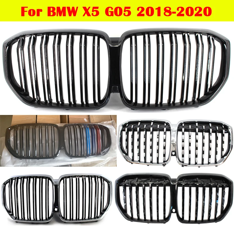 

Решетка для автомобиля, средняя решетка для BMW X5 G05, решетка для переднего бампера, Центральная решетка для автомобиля, вертикальная планка 2018-2020, АБС-пластик, подтяжка лица