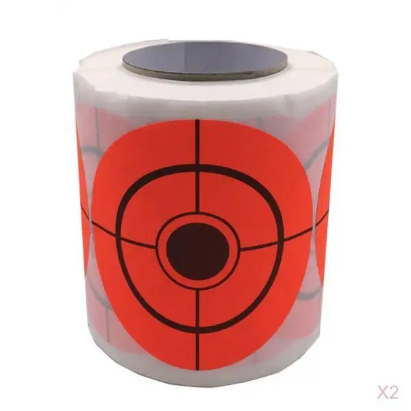 500 Lot High Visibility  Targets Self Adhesive For  Practice