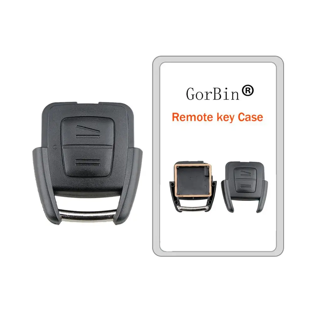 

GORBIN 2 Buttons Car Remote Key Shell for Vauxhall Opel Astra Zafira Omega Vectra Smart Car Key Fob Case Cover