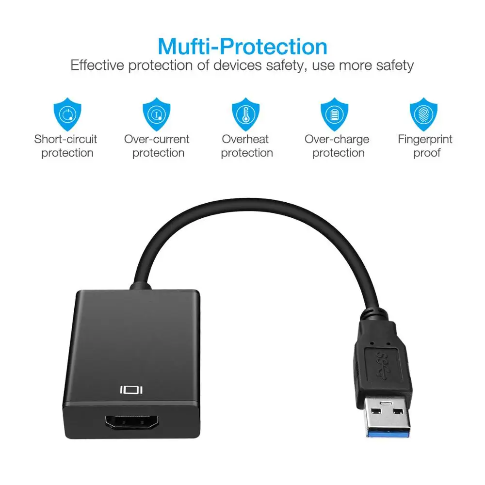 Видео конвертер кабель адаптер HD 1080P HDMI к USB 3,0 для ноутбука HD ТВ ПК Windows 7/8